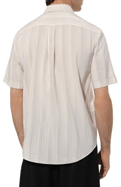 Рубашка изо льна и шелка ZEGNA, арт. UDX45A7/SCP7, фото 4