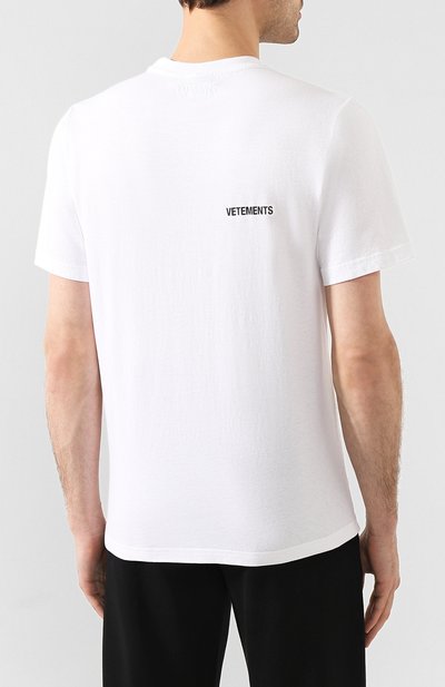 Хлопковая футболка VETEMENTS, арт. UAH21TR501 1600/M, фото 4