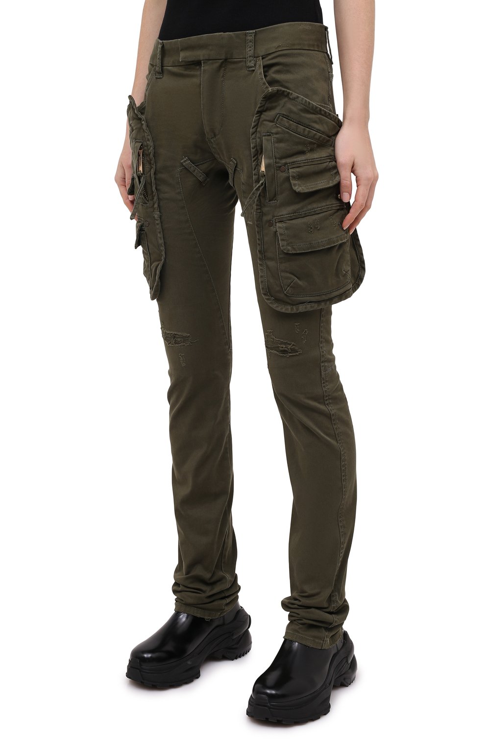 Хлопковые брюки DSQUARED2, арт. S72KA1029/S39021, фото 3