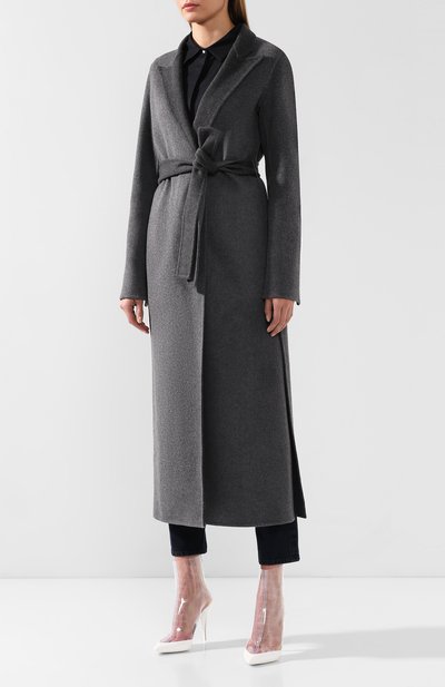 Шерстяное пальто STELLA MCCARTNEY серого цвета по цене 195000 руб., арт. 548702/SMB09, фото 3 Шерстяное пальто STELLA MCCARTNEY, арт. 548702/SMB09, фото 3