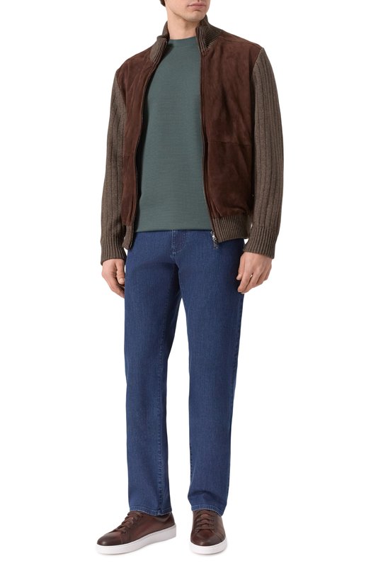 Хлопковая футболка BOSS 50555163 Зелёный  50555163 Фото 2