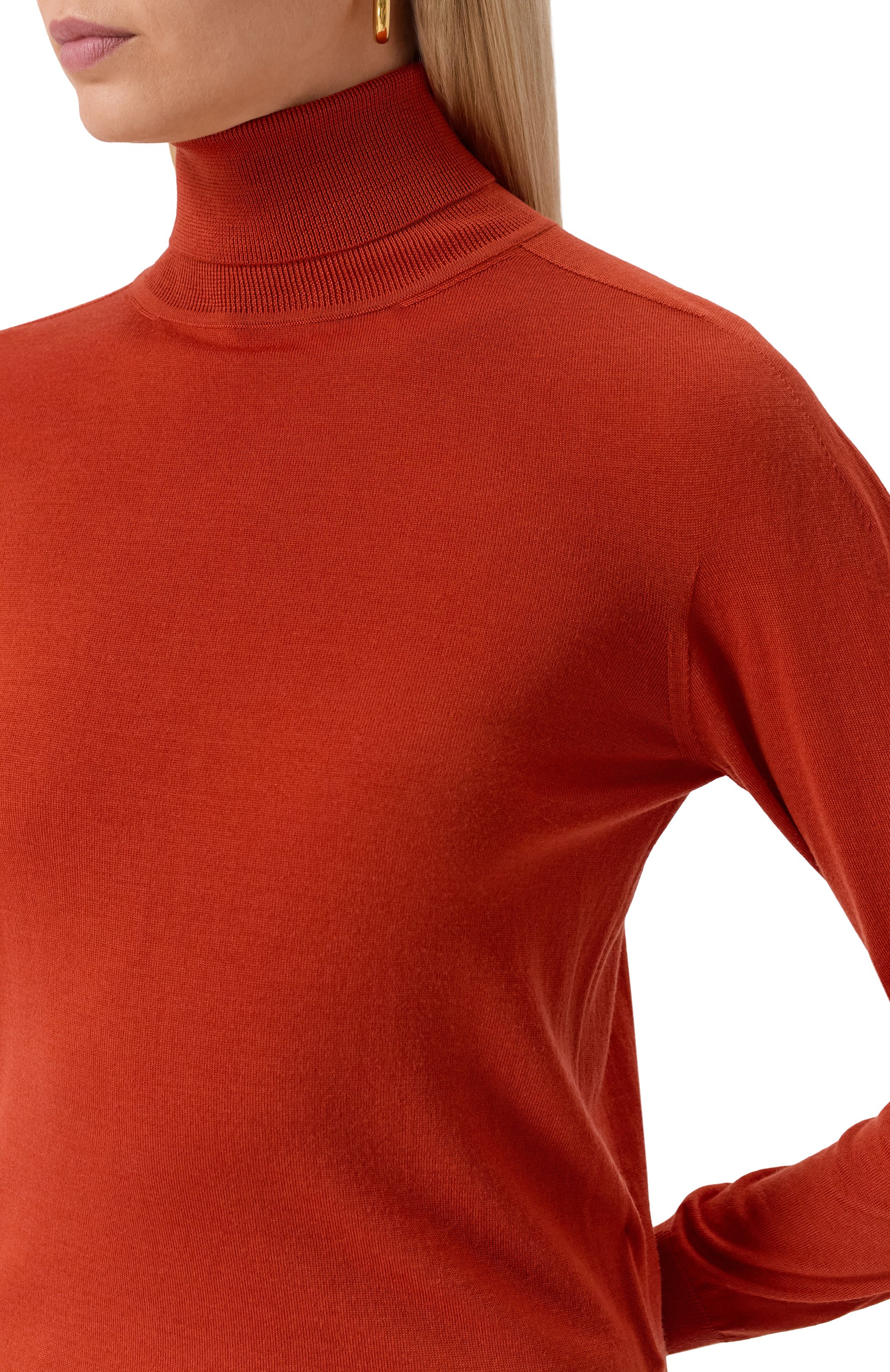 Шерстяная водолазка KITON, арт. D5771405238, фото 5