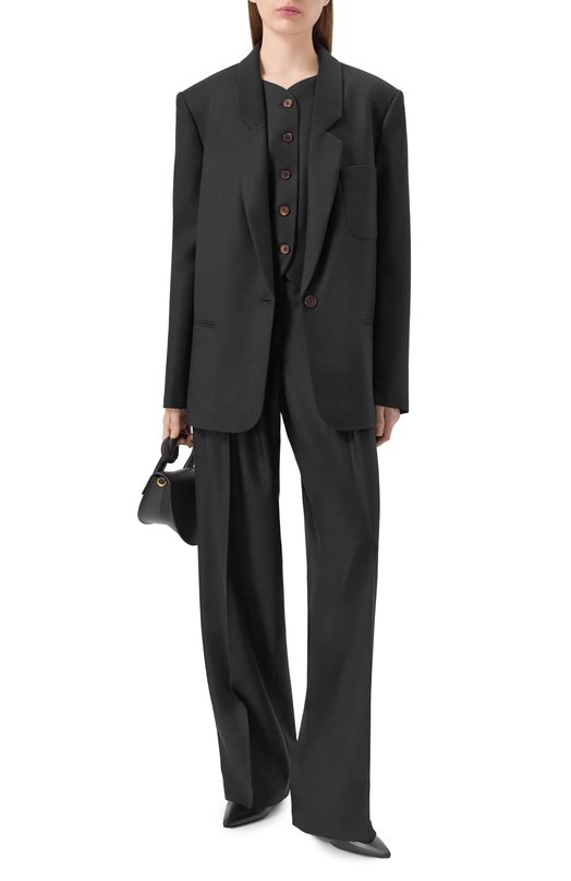 Жакет из кашемира и шелка Lesyanebo LN02H-415_MAE Чёрный  LN02H-415_MAE Фото 2