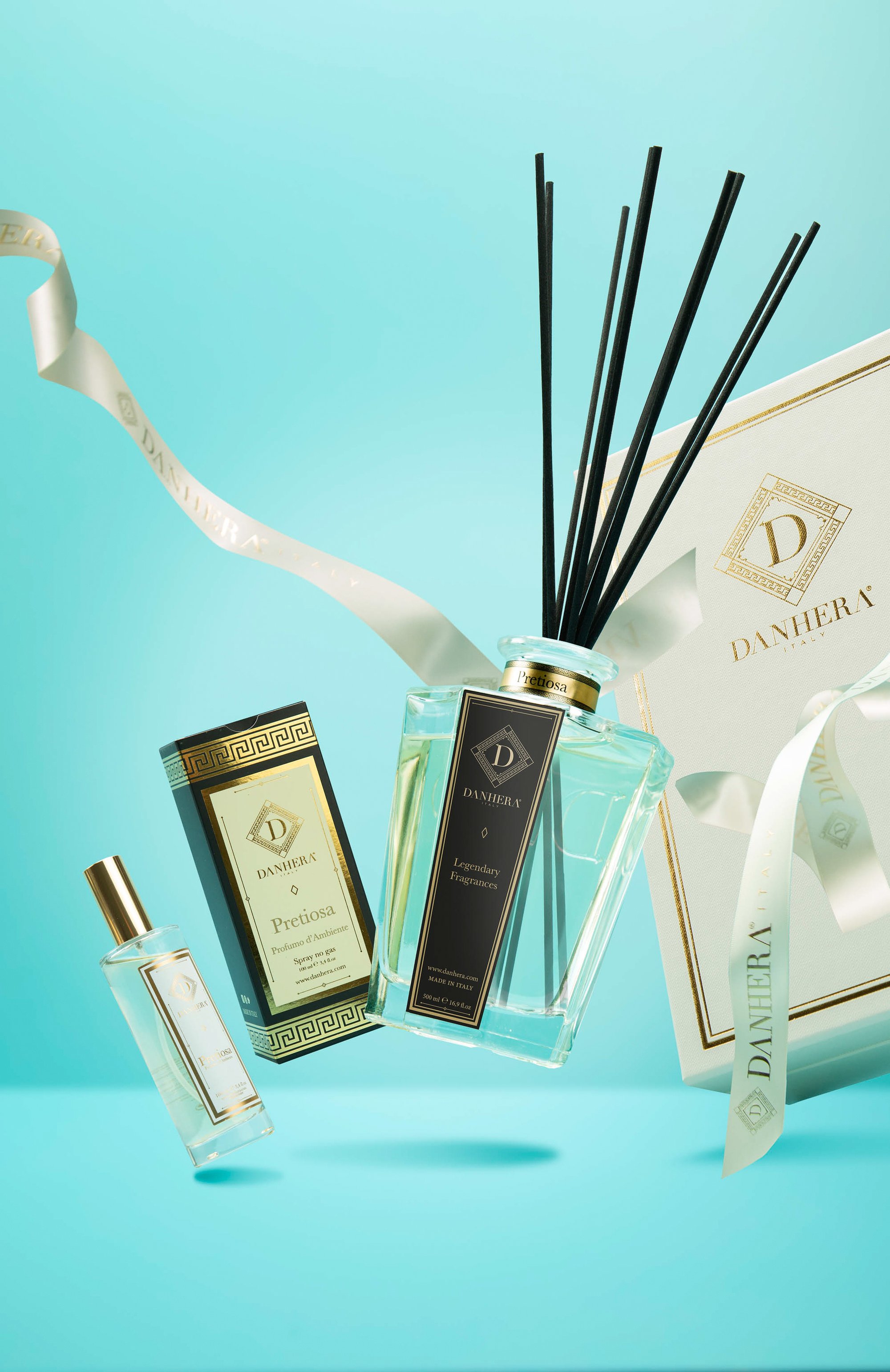Подарочный набор pretiosa диффузор + спрей (250+100ml) DANHERA ITALY, арт. DANHLIF1/PRET, фото 3