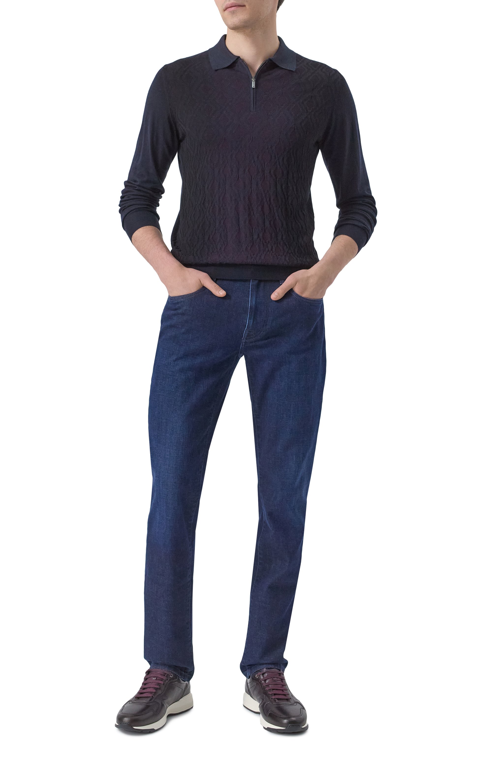 Кожаные кроссовки ZILLI, арт. H0138AM1157VZEV01, фото 2