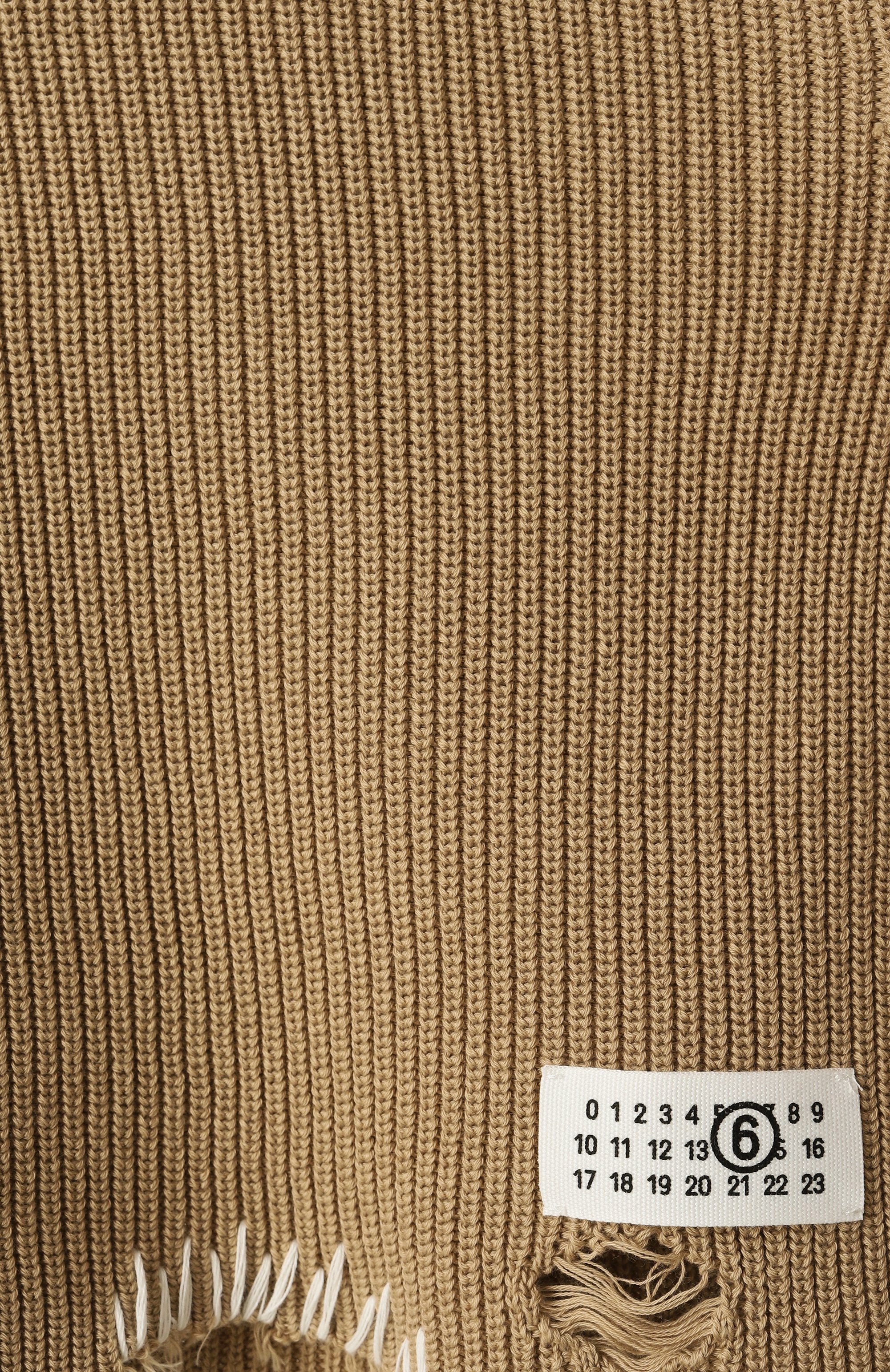 Хлопковый свитер MM6, арт. S52HL0036/M13089, фото 6