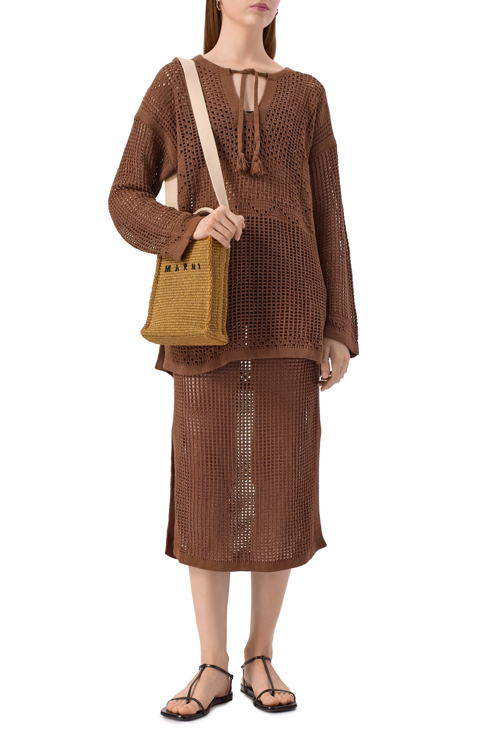 Сумка basket mini MARNI, арт. SHMP0145U0/P3860, фото 7