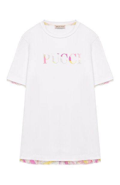 Хлопковое мини-платье EMILIO PUCCI, арт. 9K1121/KA040/10-14, фот�о 1