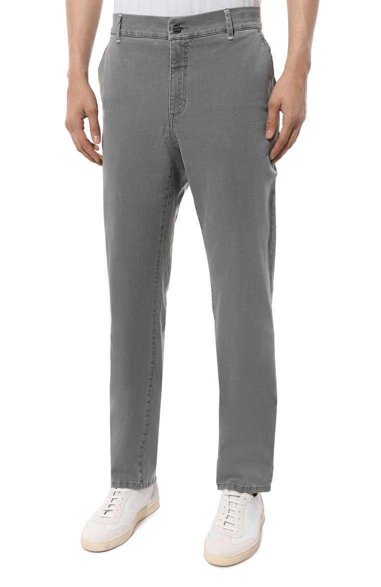 Мужские джинсы regular fit ZILLI серого цвета, арт. CP701BM0441VZP000 | Фото 3 (Материал внешний: Хлопок, Деним; Длина (брюки, джинсы): Стандартные; Силуэт М (брюки): Прямые; Кросс-КТ: Деним; Стили: Повседневный; Автоматизация состава: Проставлено; Автоматизация ТО: Проставлено; Детали: Без декора)