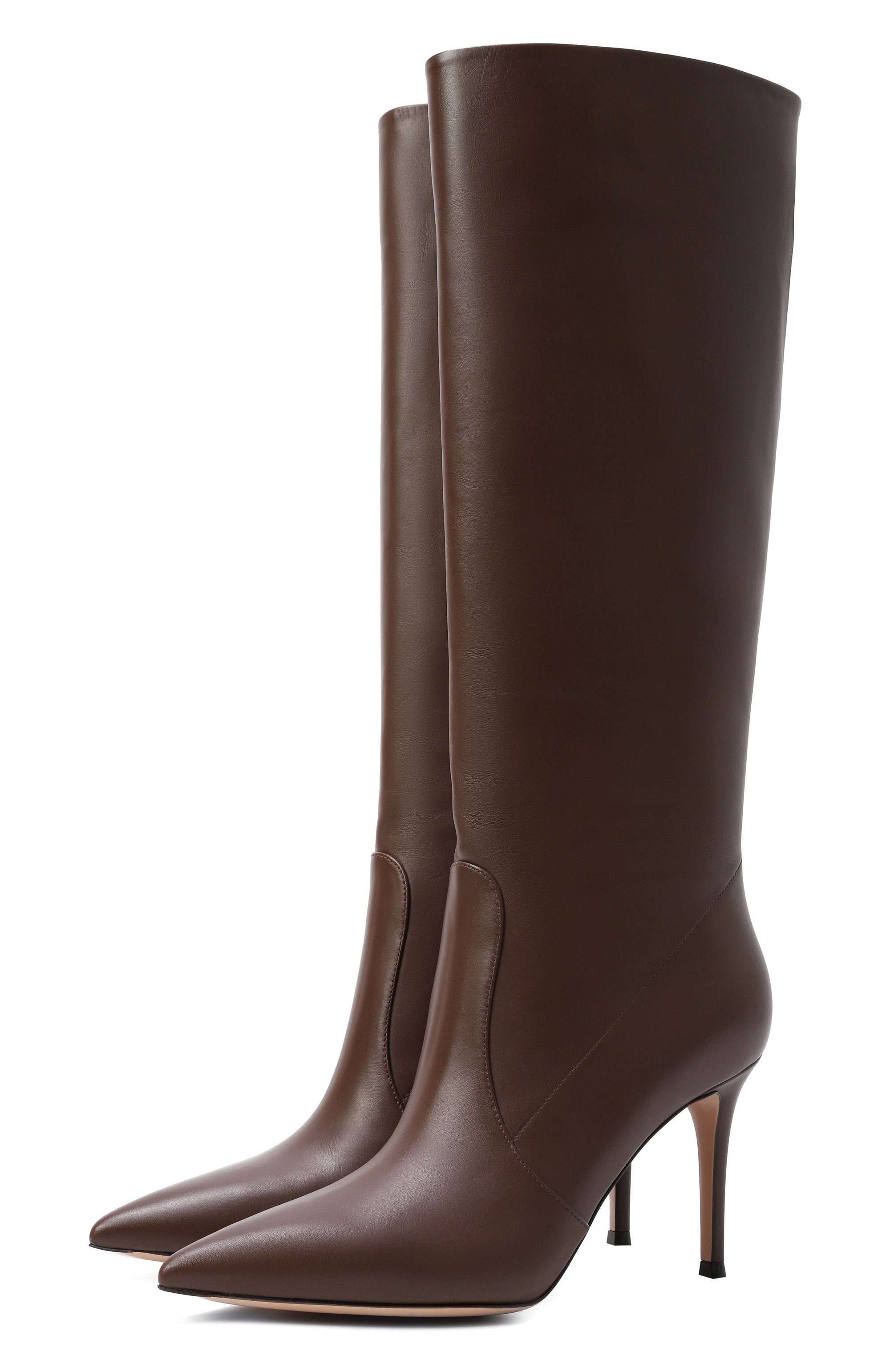 Кожаные сапоги hansen 85 GIANVITO ROSSI, арт. G80626.85RIC.VGIBR0W, фото 1