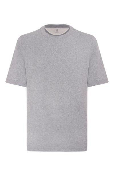 Мужская хлопковая футболка BRUNELLO CUCINELLI, арт. M0B131308