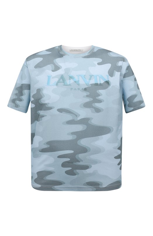 

Хлопковая футболка Lanvin, Голубой