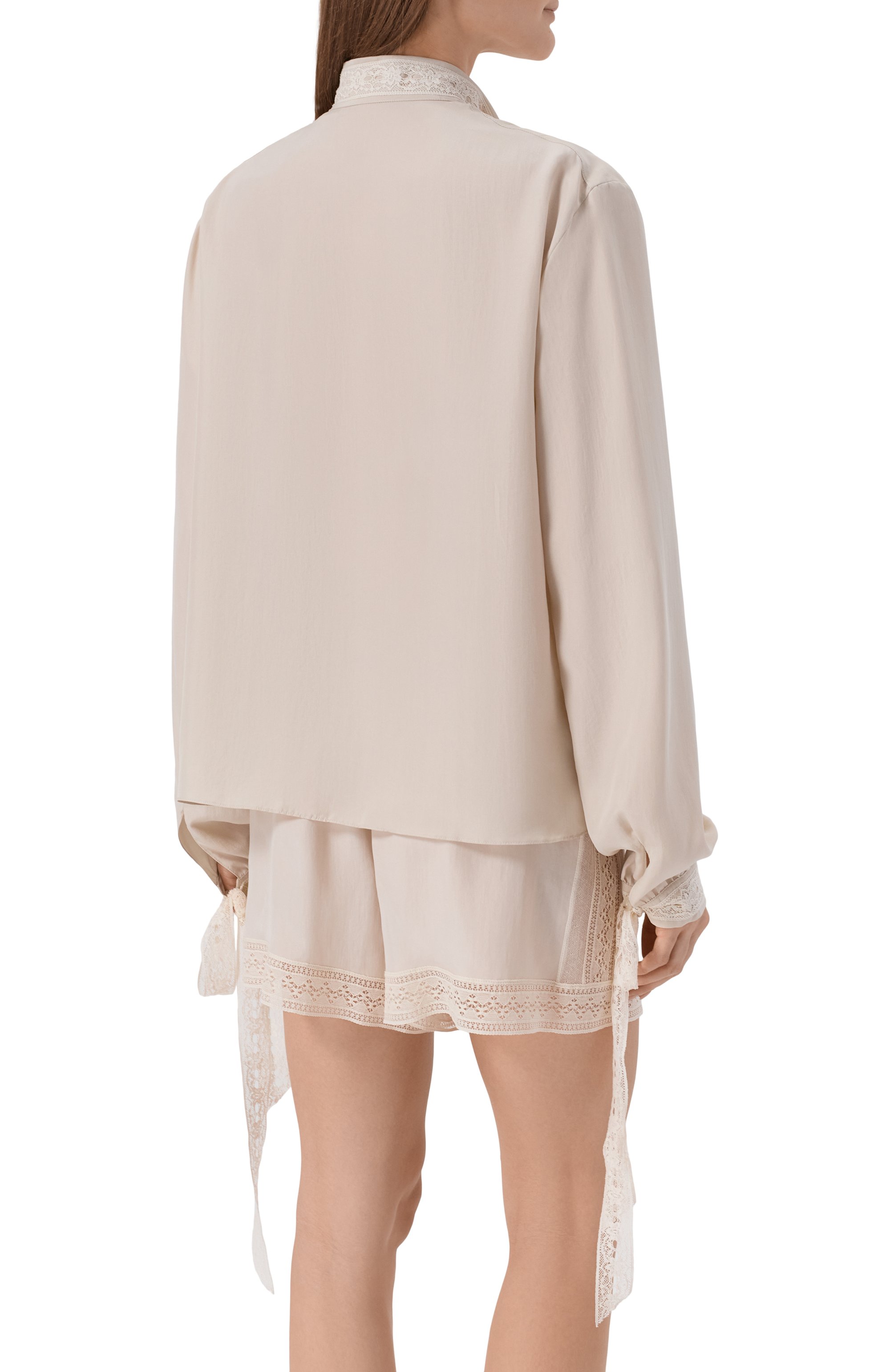 Шелковая блузка ANN DEMEULEMEESTER, арт. B0013977/FA731, фото 4