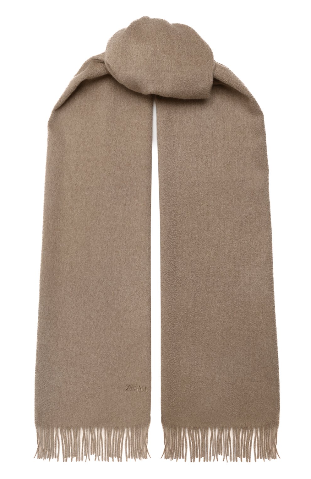 Кашемировый шарф ZEGNA бежевого цвета по цене 63200 руб., арт. Z6L41SA6/26N, фото 1 Кашемировый шарф ZEGNA, арт. Z6L41SA6/26N, фото 1