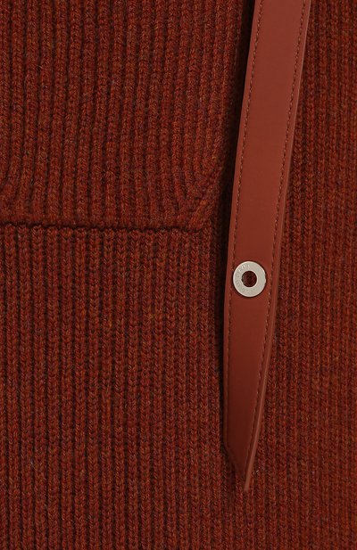 Однотонный кардиган с поясом из кашемира LORO PIANA, арт. FAG3561, фото 5