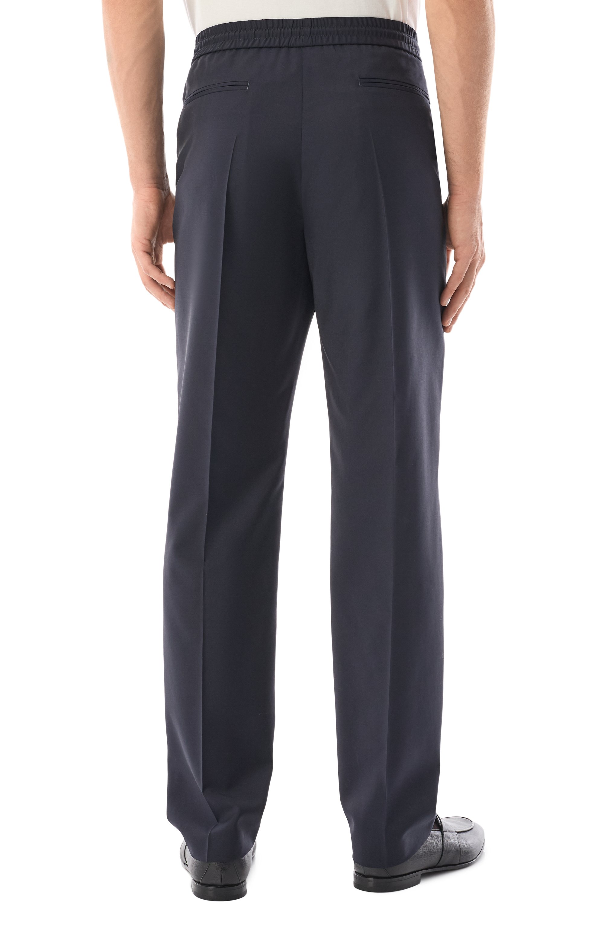 Шерстяные брюки VALENTINO, арт. 6V3RB52225S, фото 4