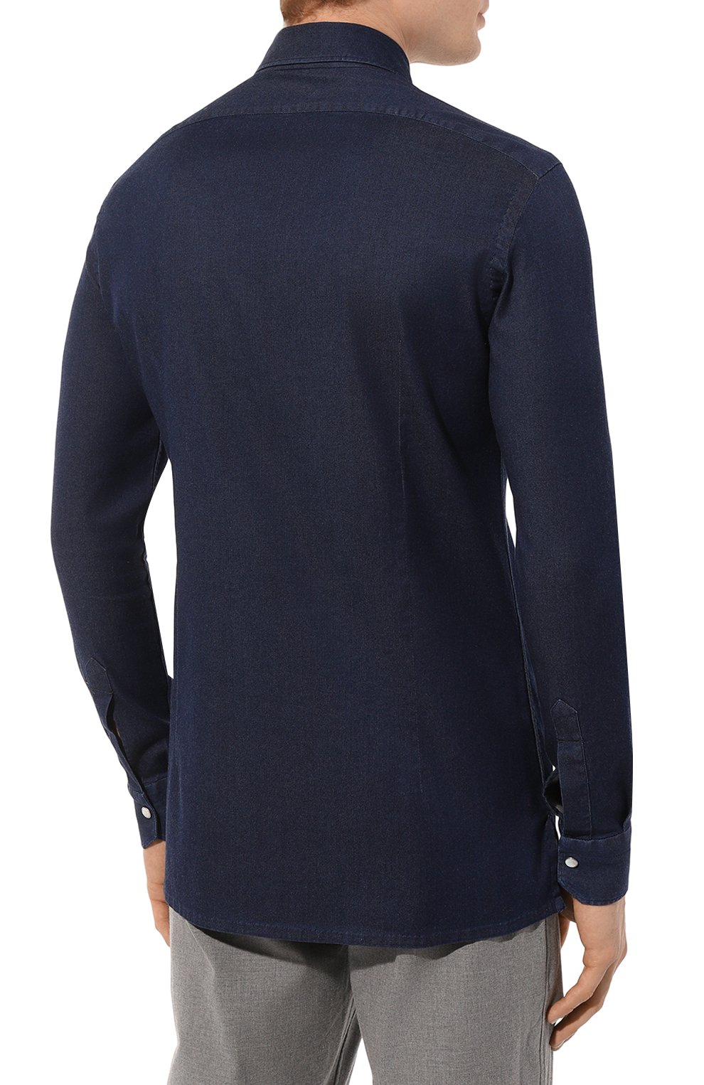 Хлопковая рубашка KITON, арт. UMCNERCH0847501, фото 4