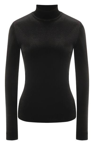 Бархатная водолазка ELIE SAAB черного цвета по цене 156500 руб., арт. T0205NP25/VE002, фото 1 Бархатная водолазка ELIE SAAB, арт. T0205NP25/VE002, фото 1