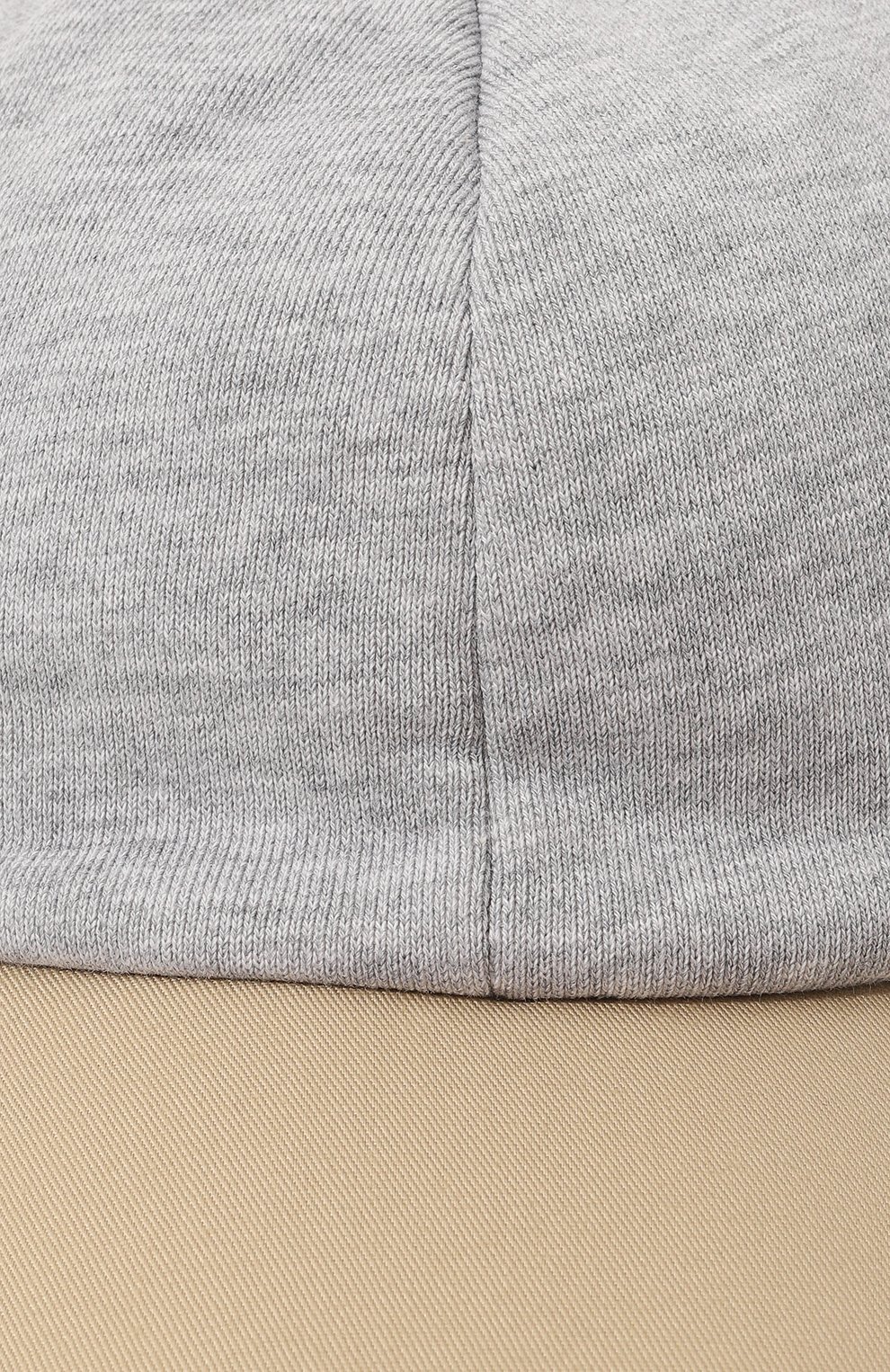 Хлопковая бейсболка ELEVENTY серого цвета по цене 9765 руб., арт. ES0P67/F0096, фото 3 Хлопковая бейсболка ELEVENTY, арт. ES0P67/F0096, фото 3