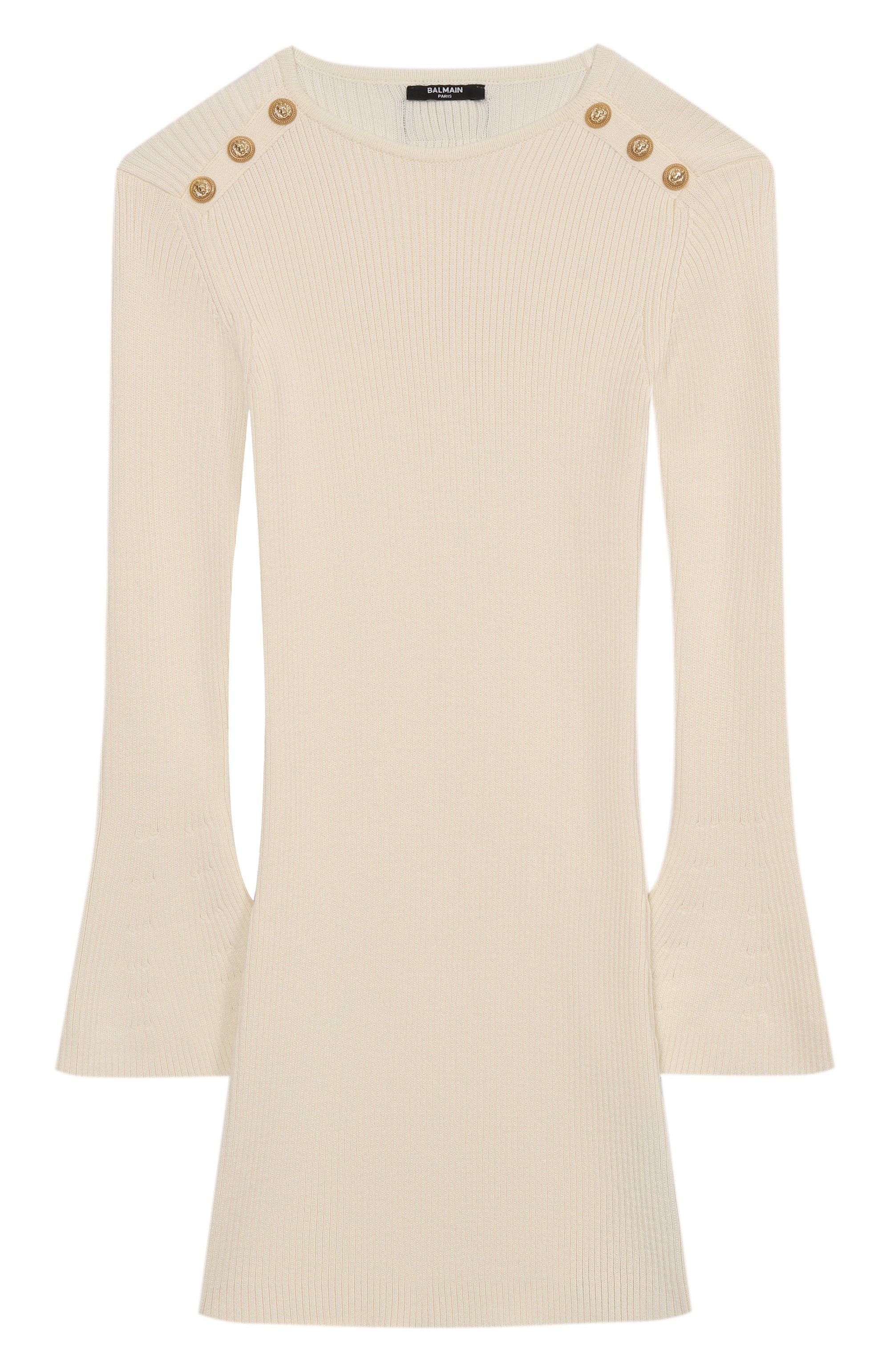 Платье из шерсти и хлопка BALMAIN, арт. BX1D30, фото 1