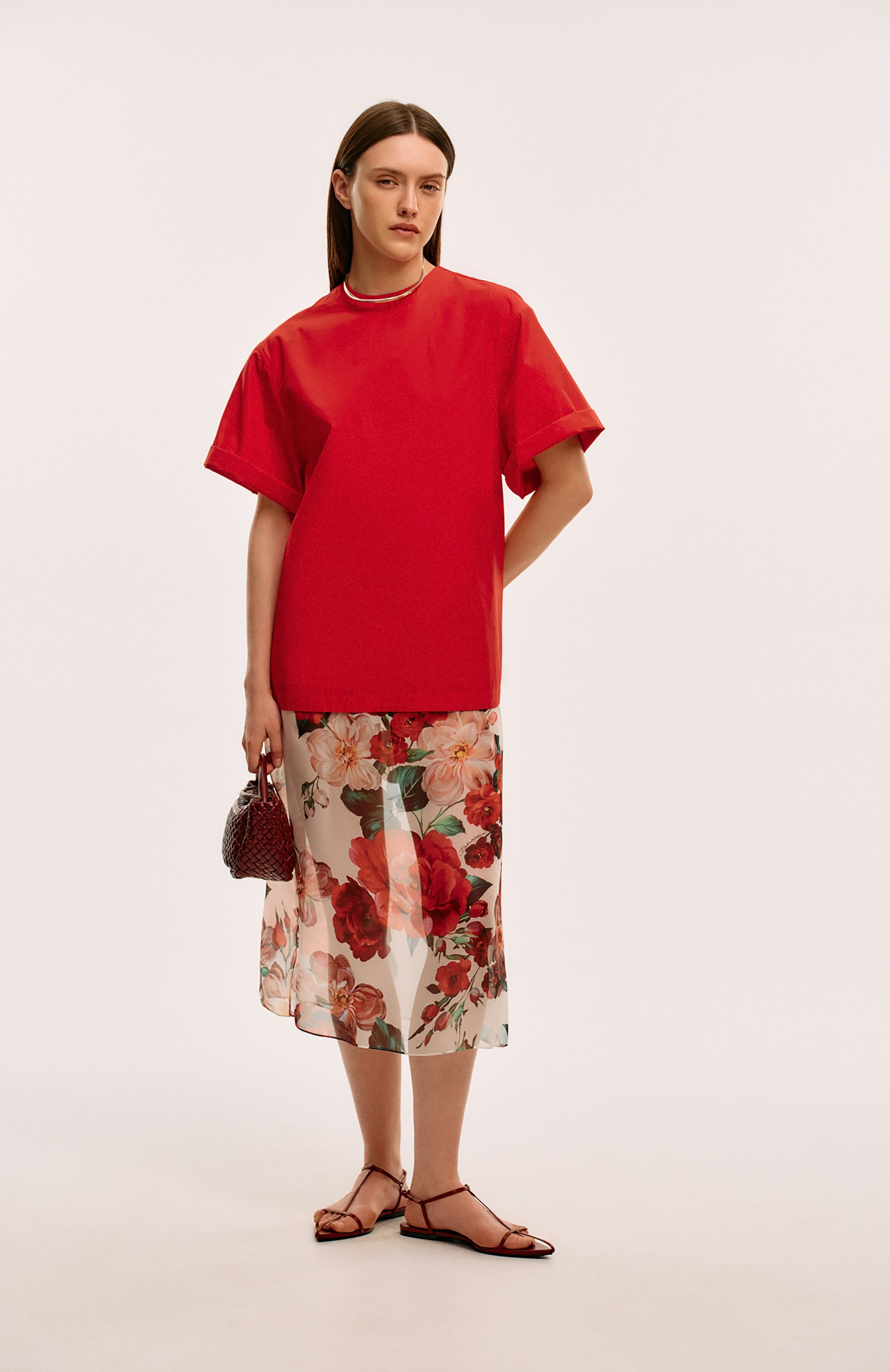 Шелковая юбка DOLCE & GABBANA, арт. F4CNIT/IS1Y6_SET, фото 7