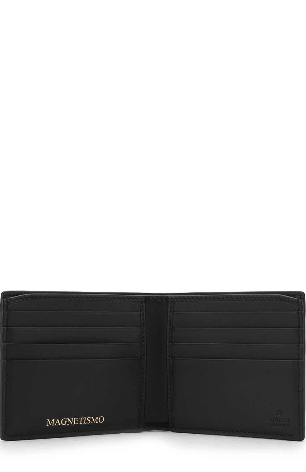 Кожаное портмоне с принтом GUCCI, арт. 510491/0GUSN, фото 3