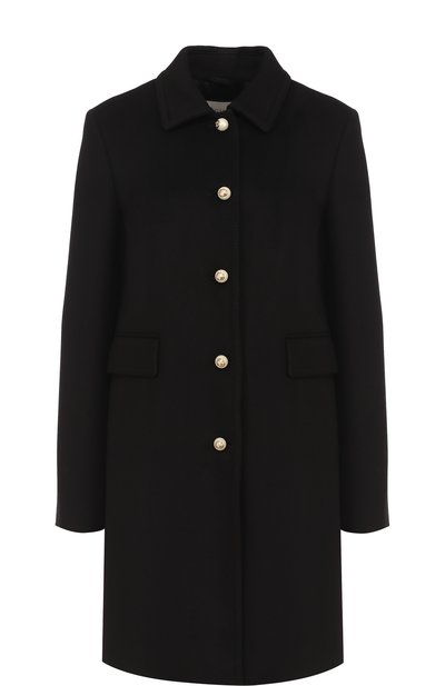 Шерстяное пальто с отложным воротником и жемчужными пуговицами GUCCI, арт. 410535/ZHW03, фото 1