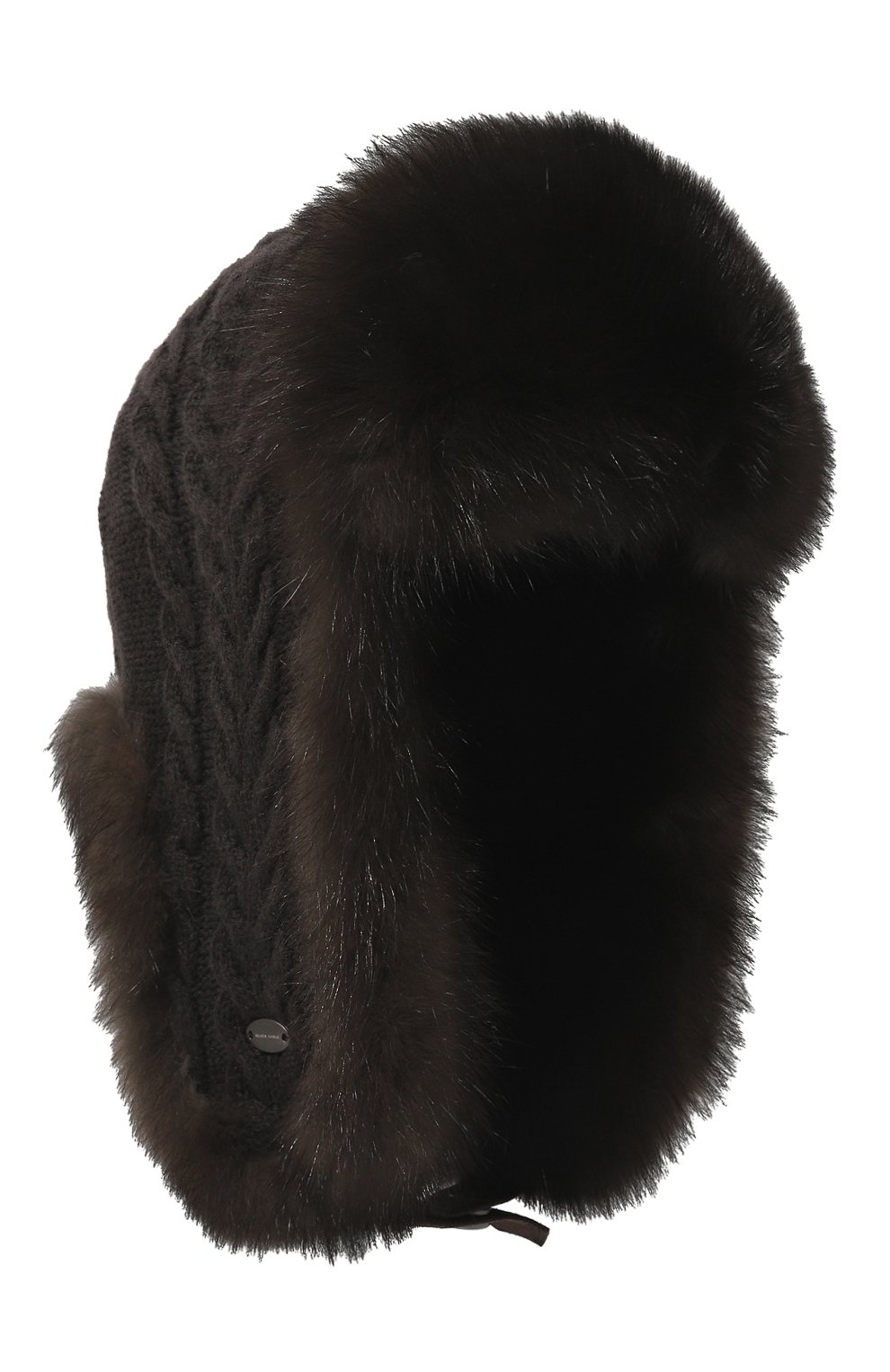 Шапка-ушанка из меха соболя BLACK SABLE, арт. BS-47CF1, фото 5