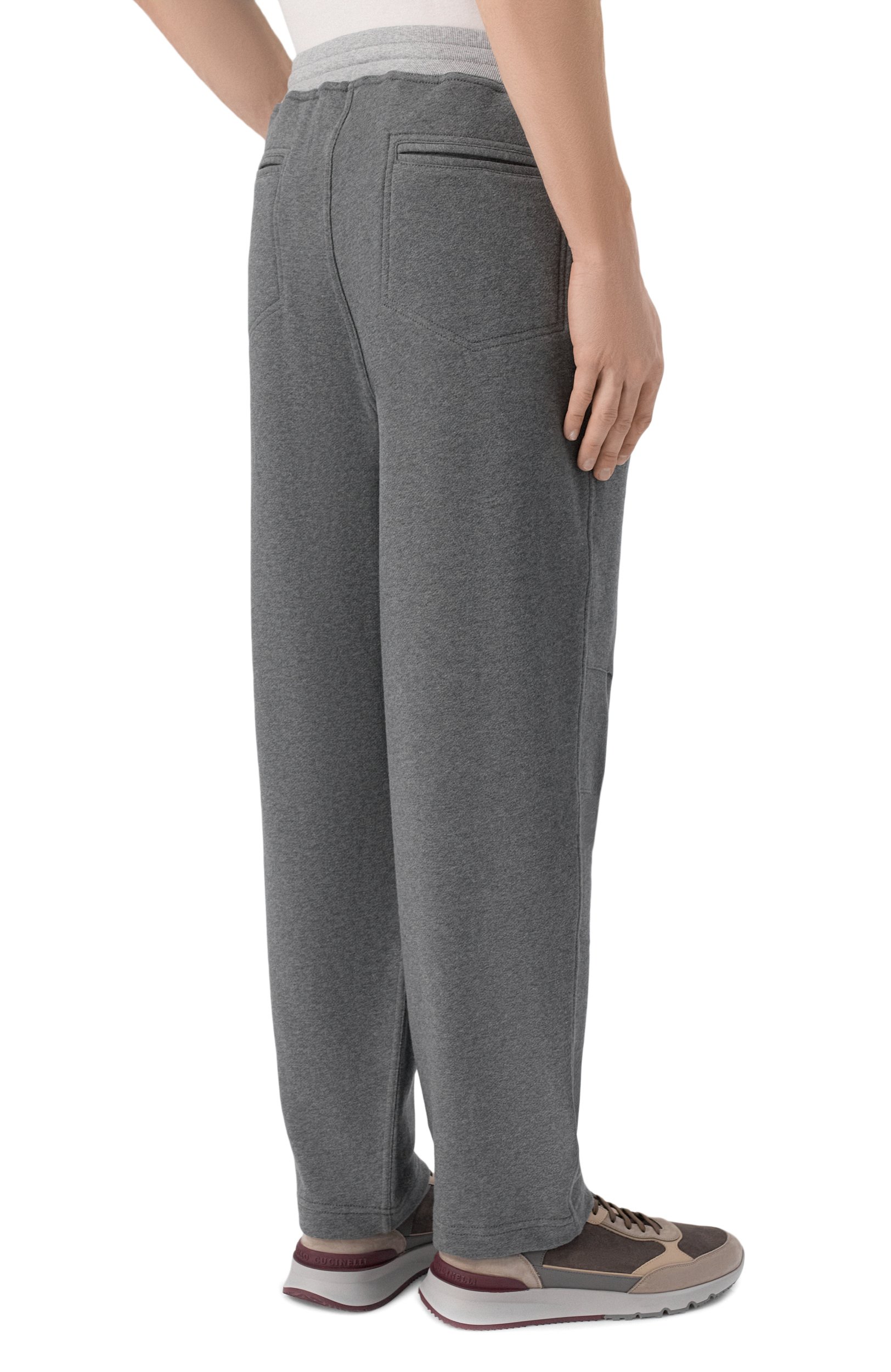 Хлопковые брюки BRUNELLO CUCINELLI, арт. MM8263388G, фото 4
