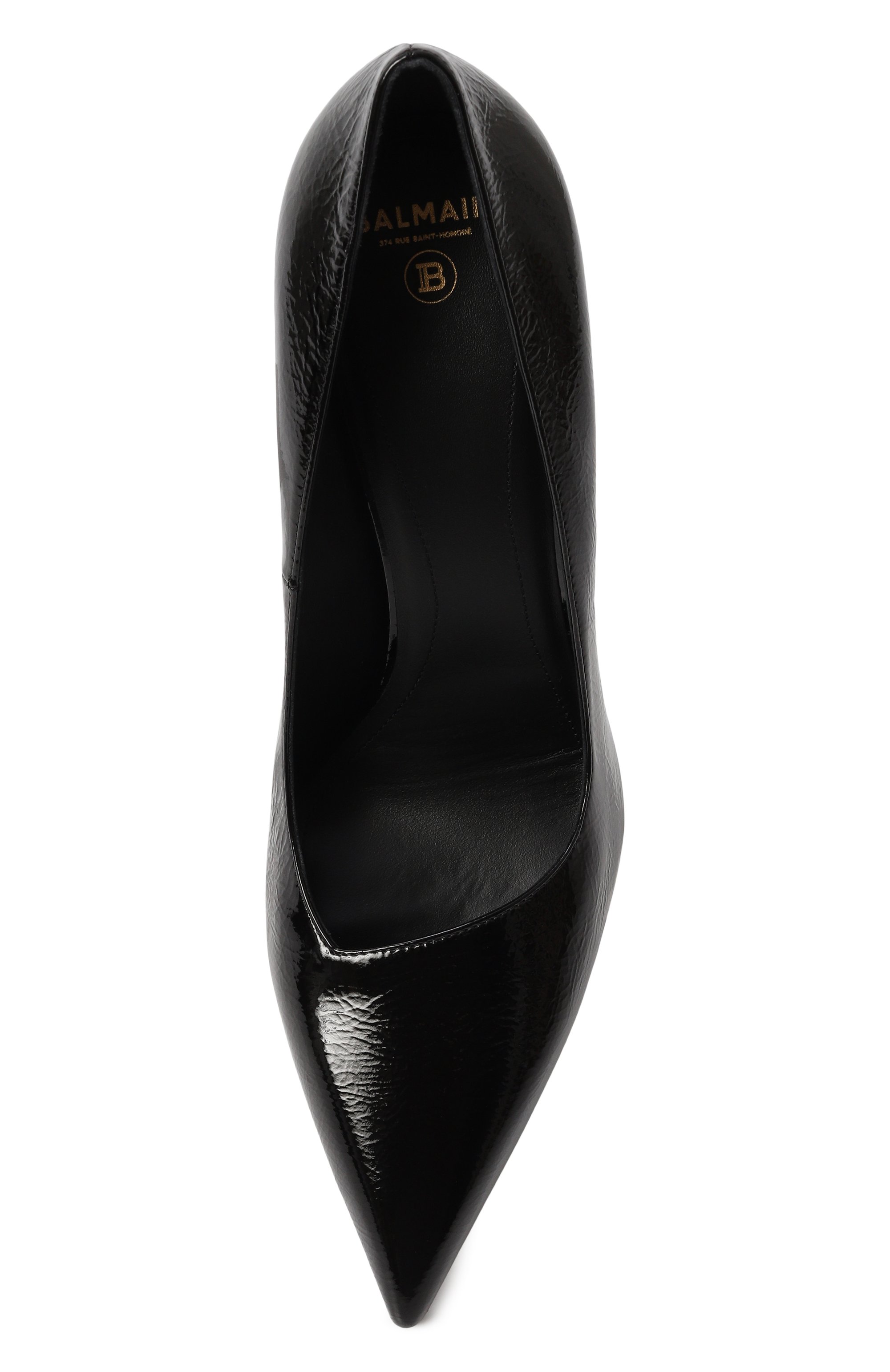 Кожаные туфли moneta 95 BALMAIN, арт. BN1UA806/LSHK, фото 6