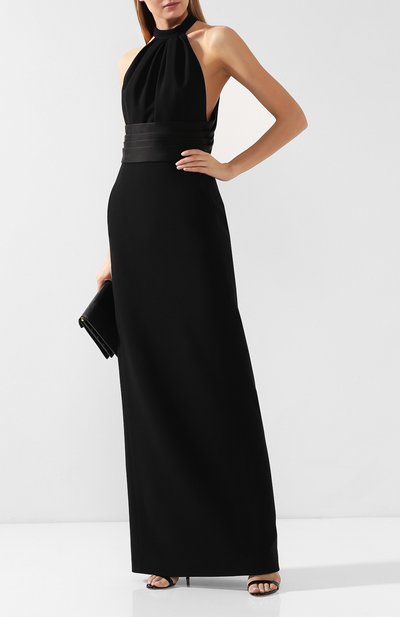 Шерстяное платье-макси SAINT LAURENT, арт. 547761/Y024K, фото 2