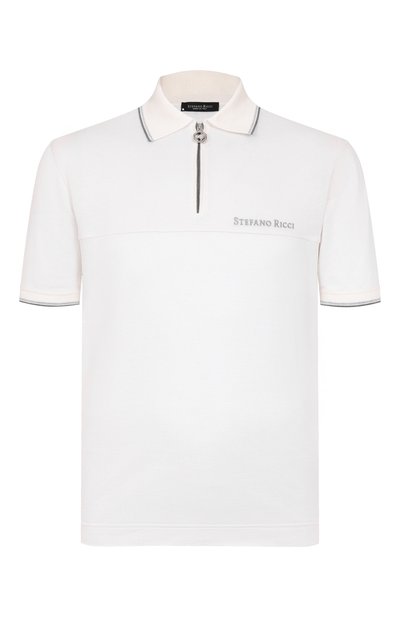 Мужское поло из шелка и льна STEFANO RICCI, арт. K919053P31/T25102/62