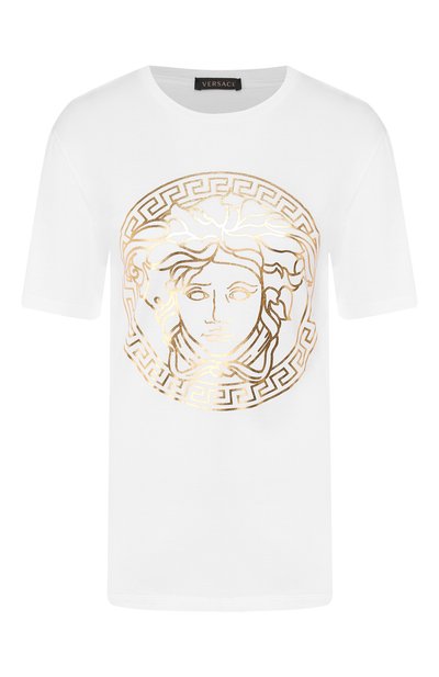 Женская хлопковая футболка VERSACE, арт. A83864/A201952