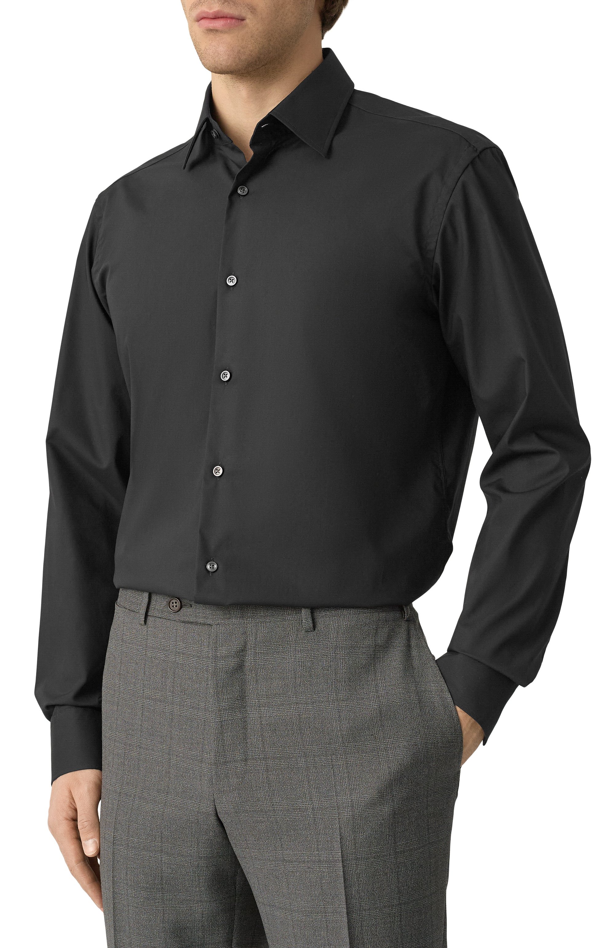 Хлопковая сорочка BOSS, арт. 50473265, фото 3