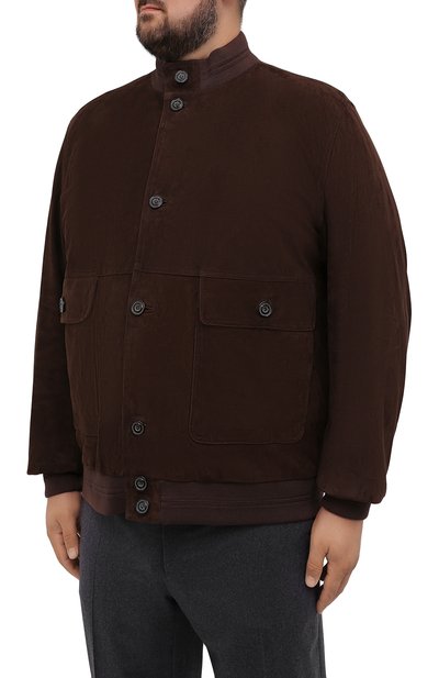 Замшевый бомбер PAUL&SHARK, арт. C0P2005/GE7/3XL-6XL, фото 3