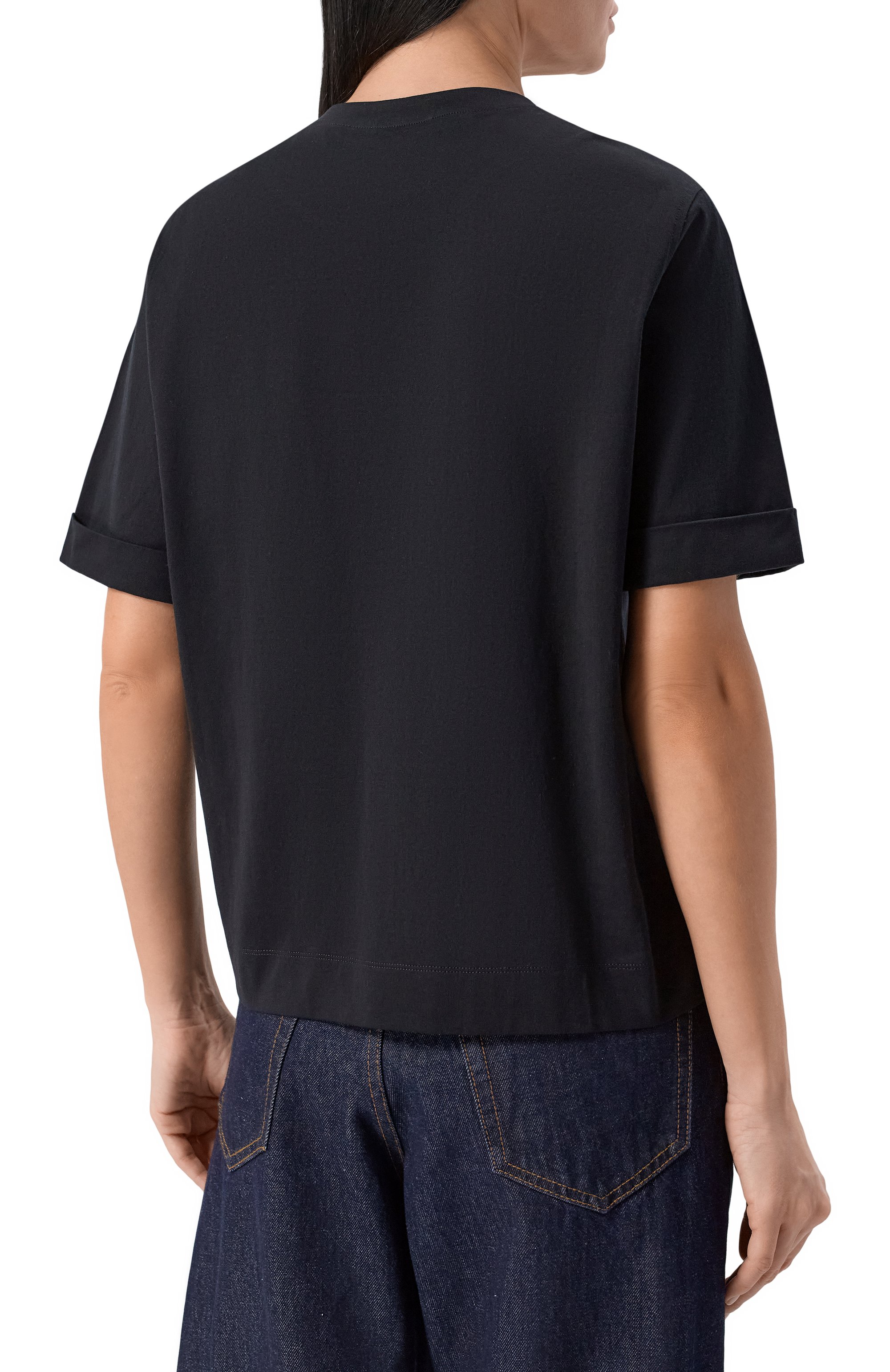 Хлопковая футболка BRUNELLO CUCINELLI, арт. M0T81BZ100, фото 4