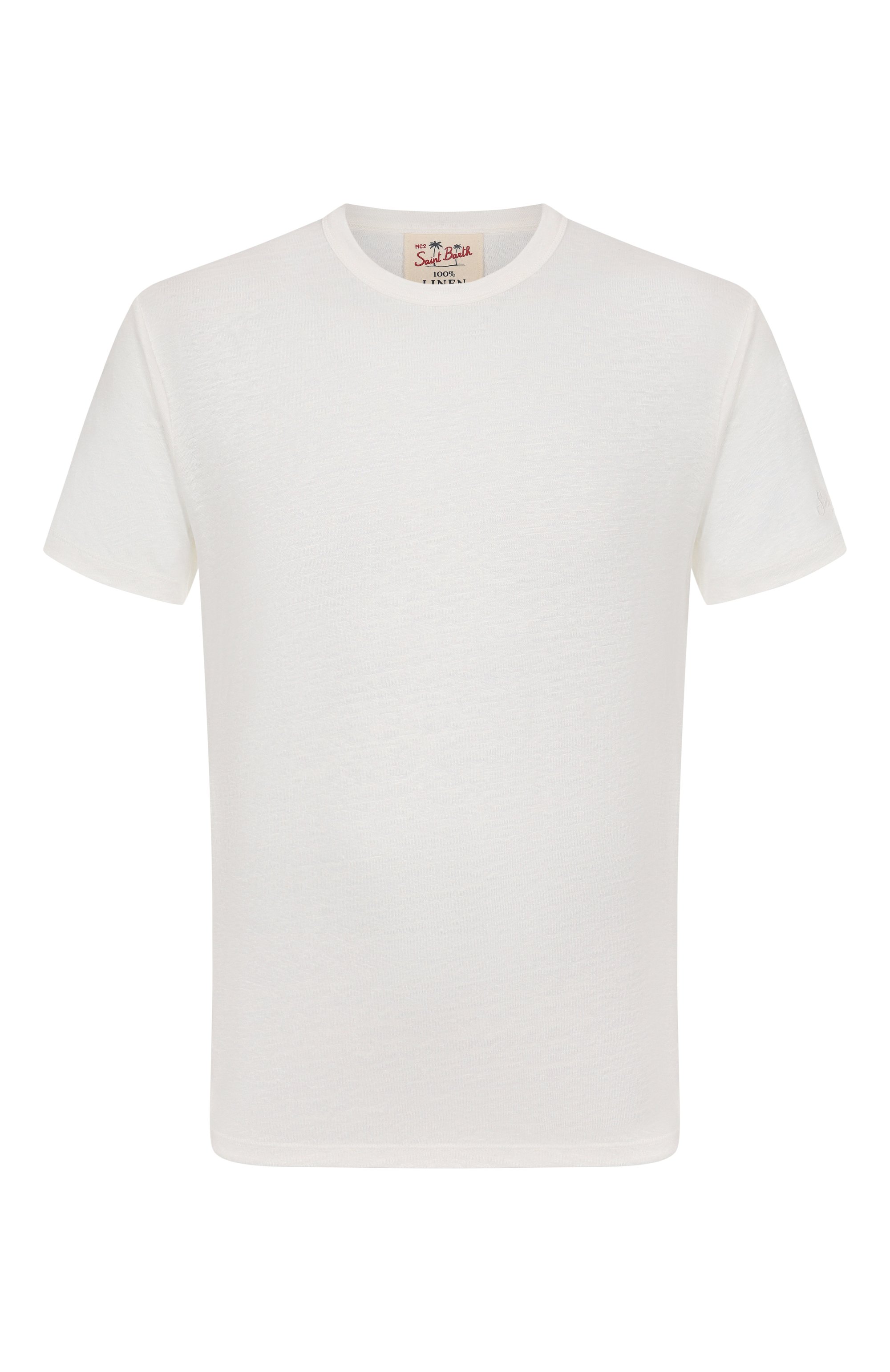 Льняная футболка MC2 SAINT BARTH, арт. STBM ECSTASEA/00032H, фото 1