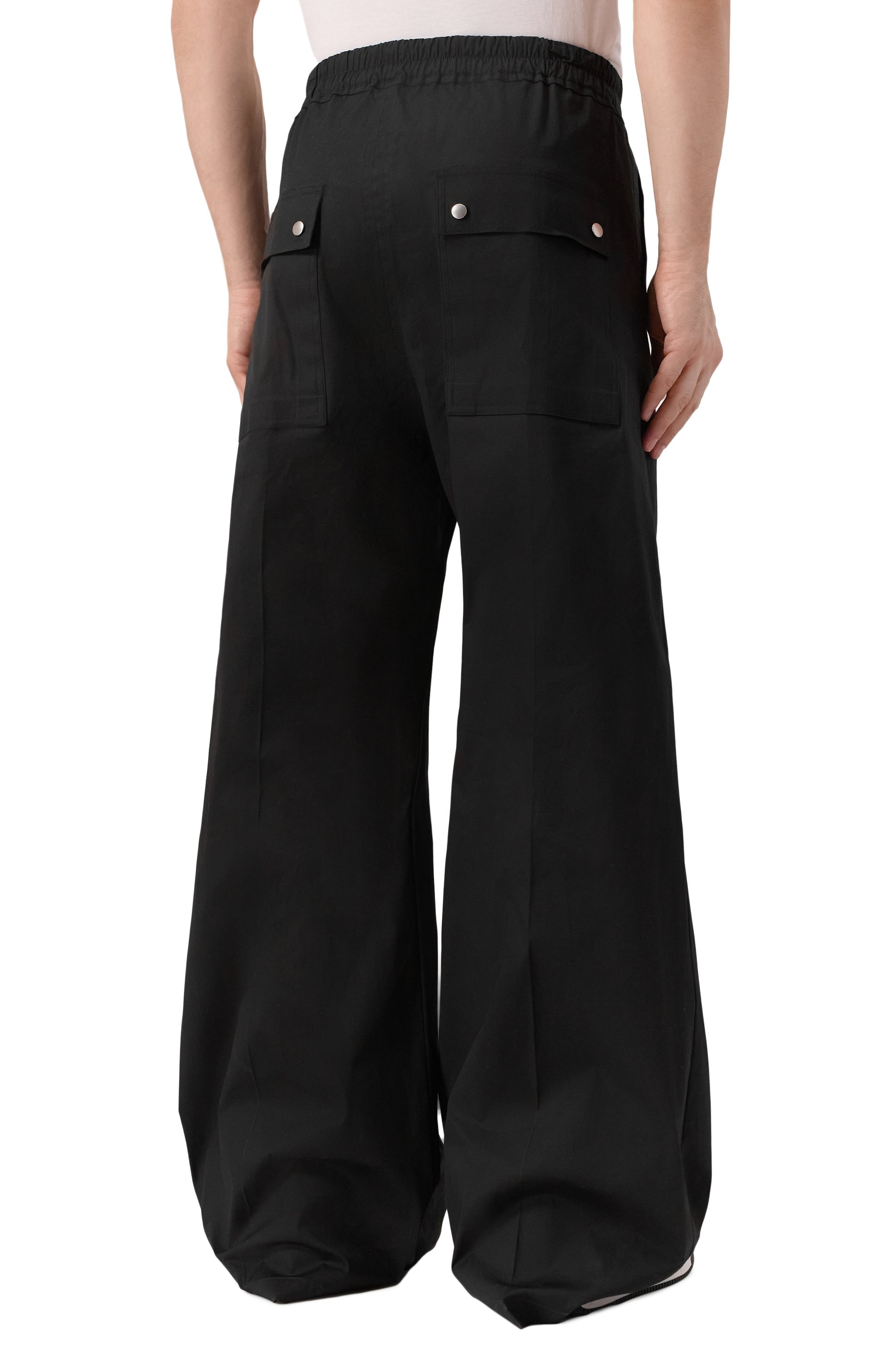 Хлопковые брюки RICK OWENS, арт. RU02E1366/TE, фото 4