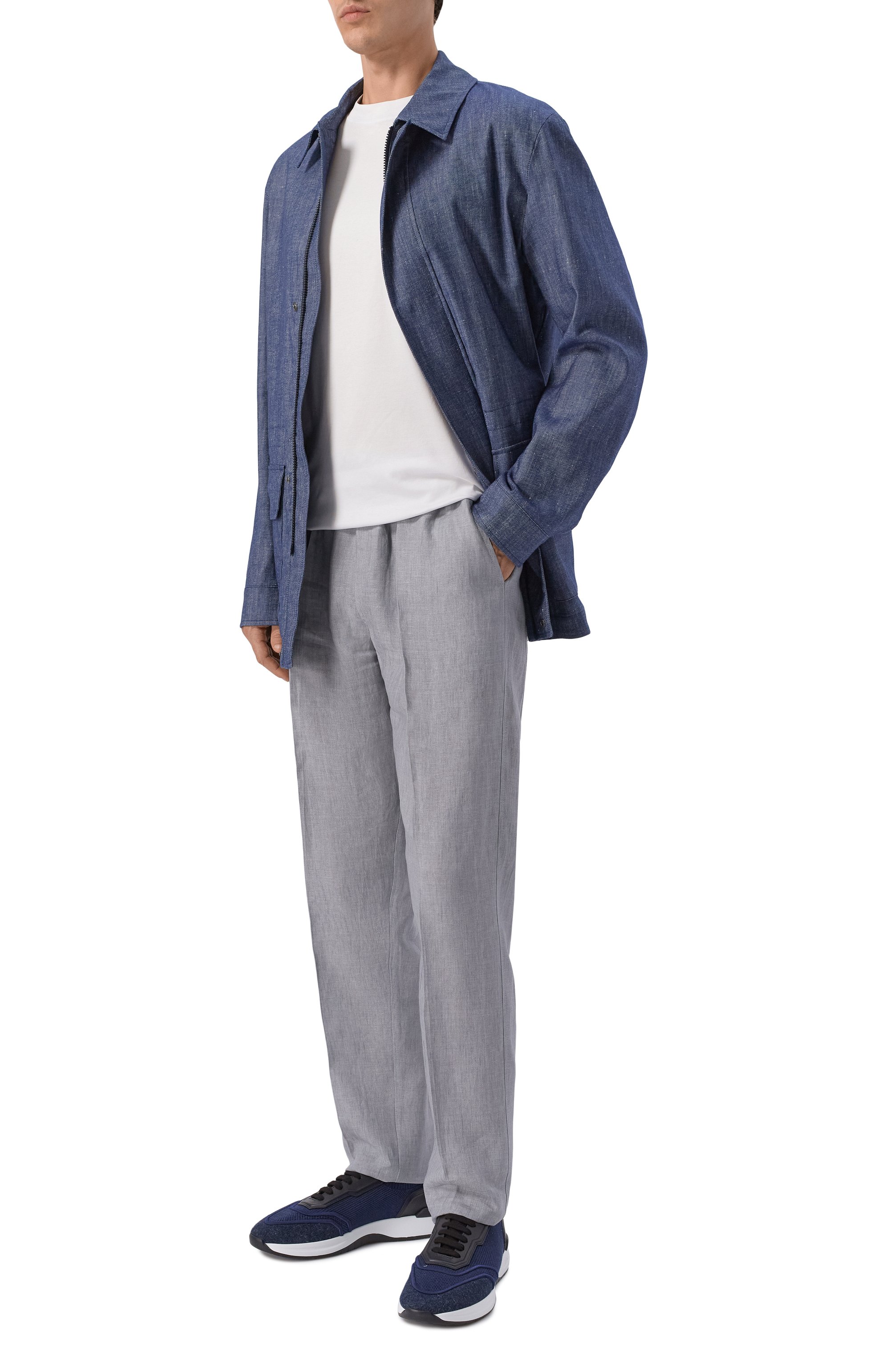 Куртка изо льна и хлопка CANALI, арт. 020402U/SG03468, фото 2