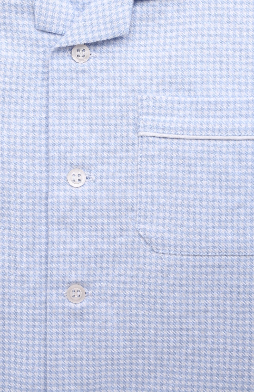 Хлопковая пижама DEREK ROSE голубого цвета по цене 17250 руб., арт. 7025-KELB023, фото 4 Хлопковая пижама DEREK ROSE, арт. 7025-KELB023, фото 4