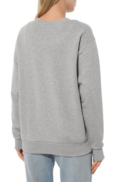 Хлопковый свитшот GUCCI серого цвета по цене 172800 руб., арт. 469250 XJAR7, фото 4 Хлопковый свитшот GUCCI, арт. 469250 XJAR7, фото 4