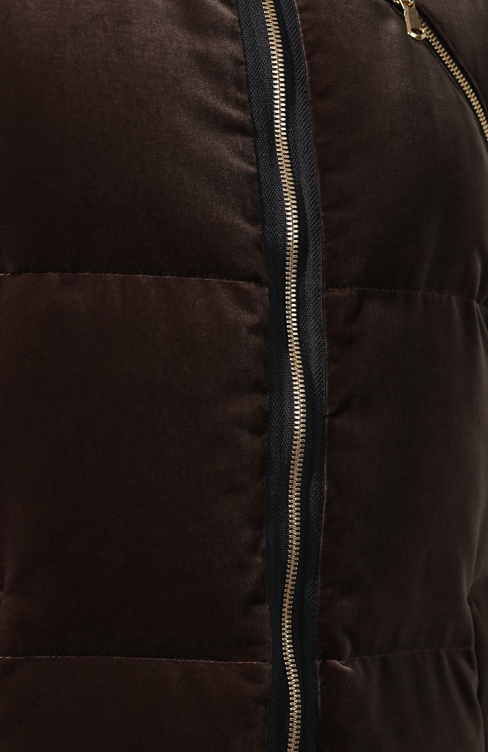 Хлопковый пуховик с меховой отделкой капюшона BRUNELLO CUCINELLI, арт. MA5939302, фото 5