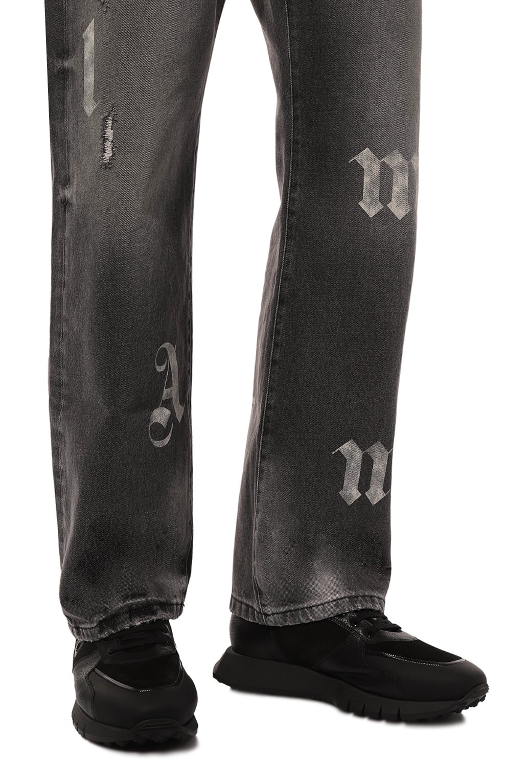 Кожаные кроссовки edge ARTIOLI, арт. 0S547/RUBBERIZ.S.KID/SUEDE/LAMA CALF/BABY CALF/BAB, фото 3