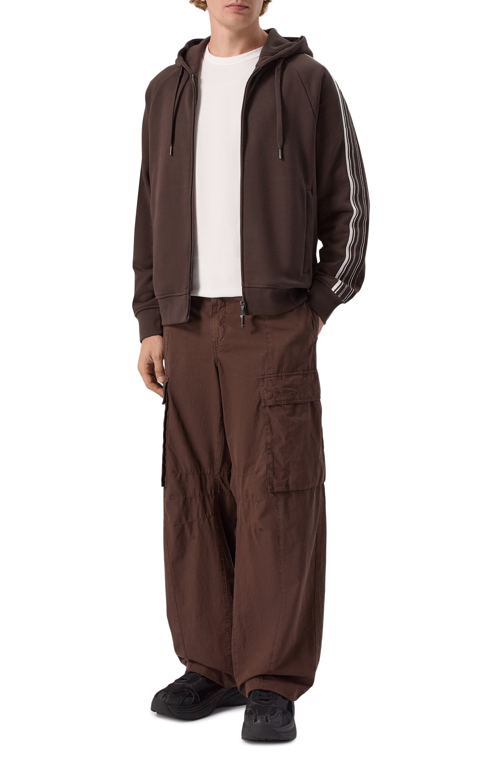 Текстильные кроссовки EMPORIO ARMANI, арт. EM004828/AF23184, фото 2