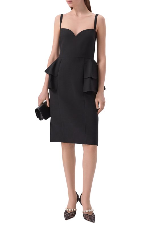 Текстильные туфли Aurelie 85 Jimmy Choo AURELIE85DRJ Чёрный  AURELIE85DRJ Фото 3