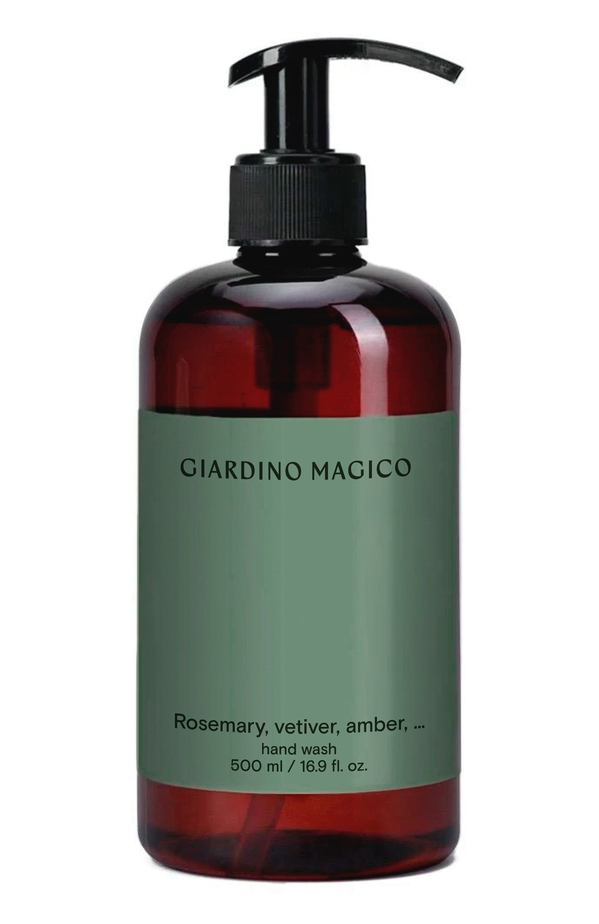Жидкое мыло для рук rosemary, vetiver, amber, … (500ml) GIARDINO MAGICO, арт. 4660222280145, фото 1
