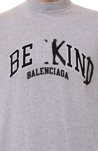Хлопковая футболка BALENCIAGA, арт. 739028/TPVD5, фото 5