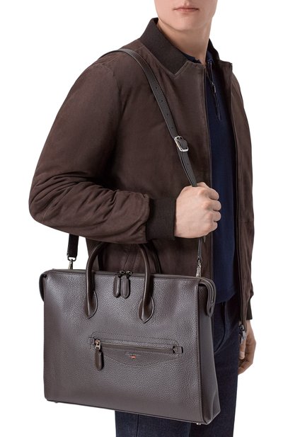 Мужская портфель SANTONI, арт. UFBGA2715EN-AVGP