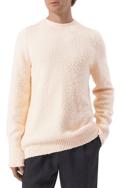 Хлопковый свитер MAISON MARGIELA кремового цвета по цене 136500 руб., арт. SI0GP0001/S17664, фото 3 Хлопковый свитер MAISON MARGIELA, арт. SI0GP0001/S17664, фото 3