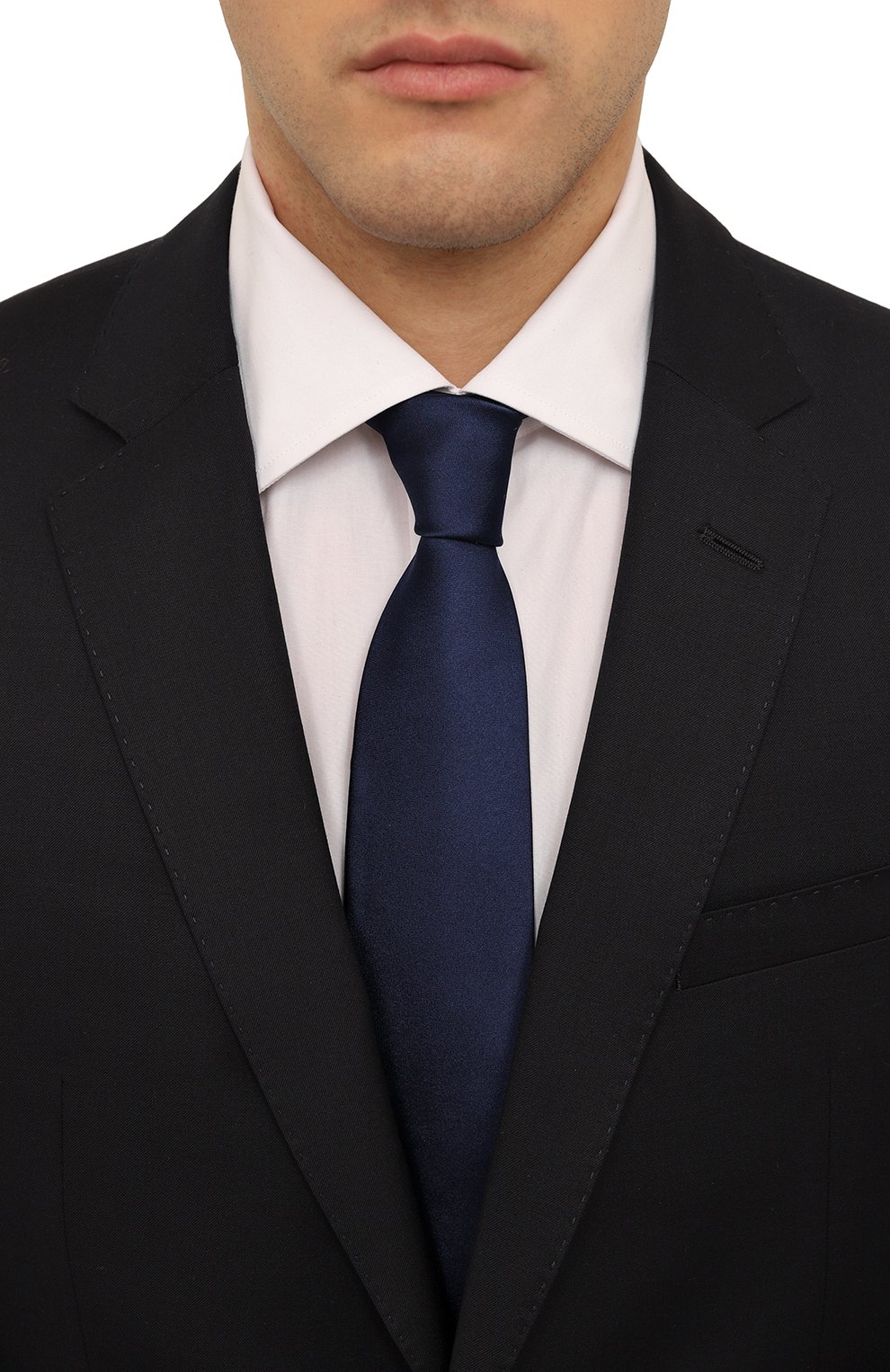 Шелковый галстук LUIGI BORRELLI, арт. CR1432, фото 2